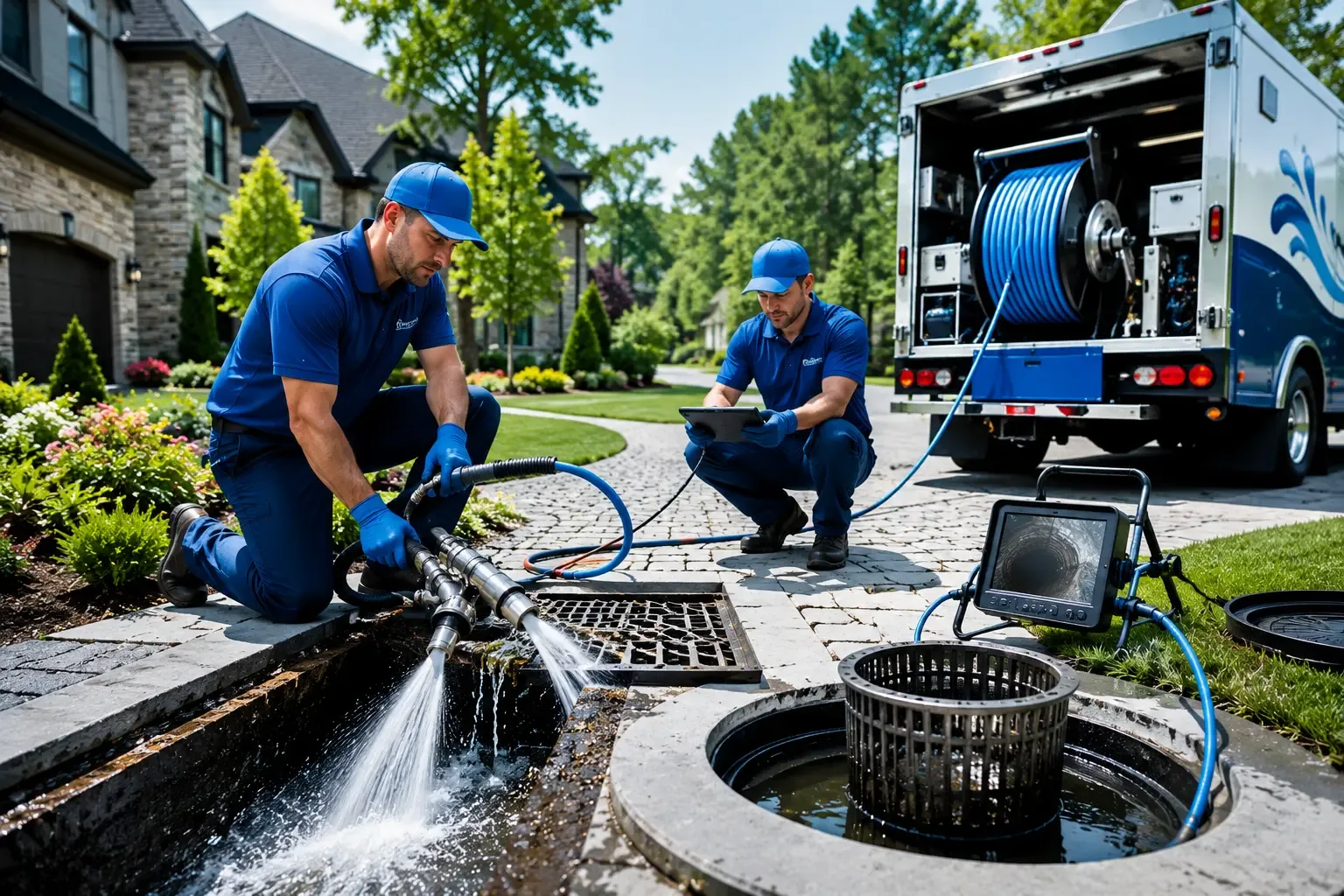 Local outdoor drain cleaning professionals in Tiro, OH